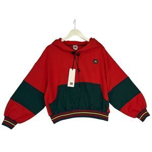 New I'm Isola Marras Women US M Sweater Oversized Hoody Long Sleeve Pullover